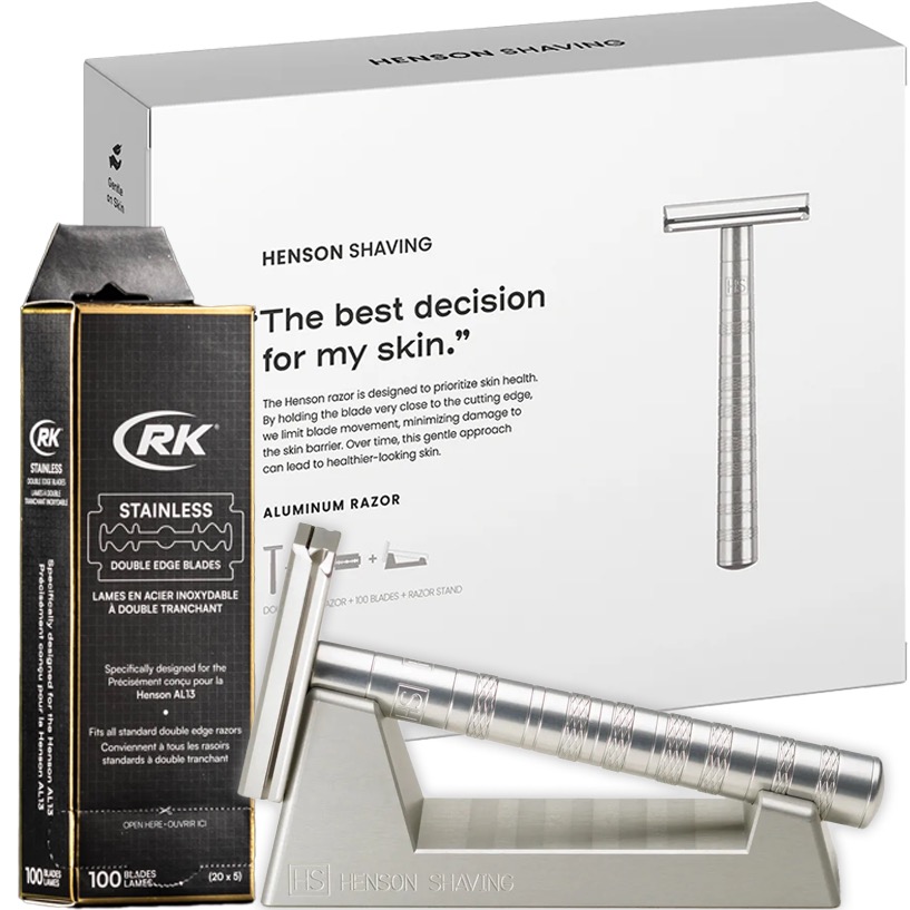 Henson Safety Razor 2.0 AL13 Mild - giftset - Scheersalon